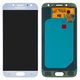 Дисплей для Samsung J530 Galaxy J5 (2017), блакитний, без рамки, Оригінал (переклеєне скло)