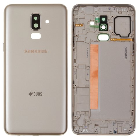 Задняя панель корпуса для Samsung J810 Galaxy J8 2018 , золотистая