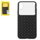 Чехол Baseus для iPhone X, iPhone XS, черный, плетёный, стекло, пластик, #WIAPIPH58-BL01
