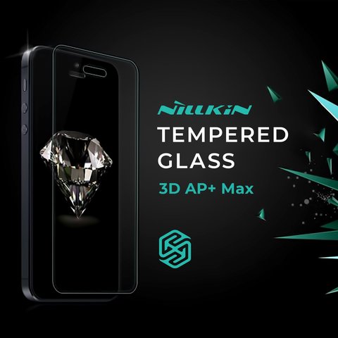 Защитное стекло Nillkin 3D AP+ Max для Apple iPhone 11, iPhone XR, 0.3 мм 9H, Anti Peeping, 5D Full Glue, черный, #6902048163041