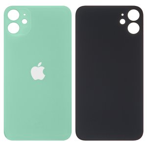 Задняя панель корпуса для iPhone 11, зеленая, не нужно снимать стекло камеры, Copy, big hole