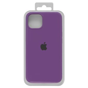 Чохол для iPhone 13, фіолетовий, Original Soft Case, силікон, grape 43  full side
