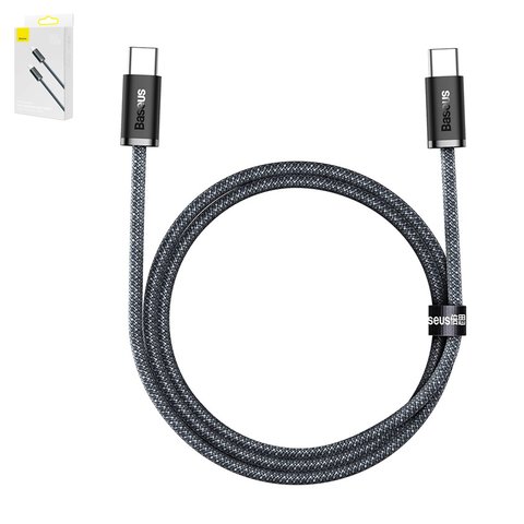 USB кабель Baseus Dynamic Series, 2xUSB тип C, 100 см, 100 Вт, сірий, #CALD000216