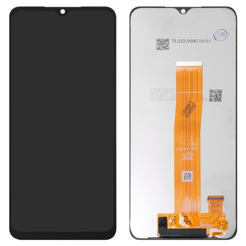 Дисплей для Samsung A022F Galaxy A02, черный, без рамки, Original PRC , SM A022F V01