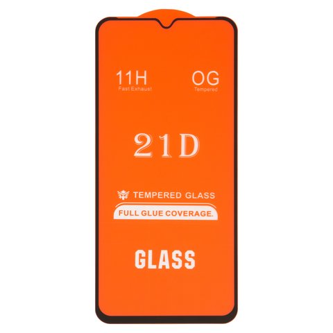 Защитное стекло All Spares для Nokia G11, совместимо с чехлом, Full Glue, черный, cлой клея нанесен по всей поверхности