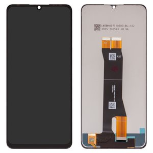 Дисплей для ZTE Blade V50 Vita, черный, без рамки, Оригинал переклеено стекло , LMBH067110680