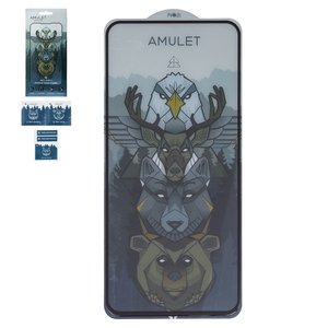 Защитное стекло iNobi Amulet для Samsung A525 Galaxy A52, A528 Galaxy A52s 5G, A536 Galaxy A53 5G, Full Glue, Anti Static, черный