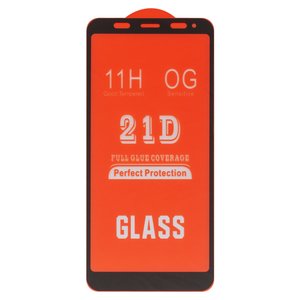 Защитное стекло для Xiaomi Redmi Note 5, совместимо с чехлом, Full Glue, без упаковки , черный