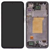 Дисплей для Samsung A356 Galaxy A35 5G, синій, з рамкою, Original (PRC), navy