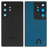 Задняя панель корпуса для Samsung S938 Galaxy S25 Ultra, черная, со стеклом камеры, с компонентами, Original (PRC), titanium black