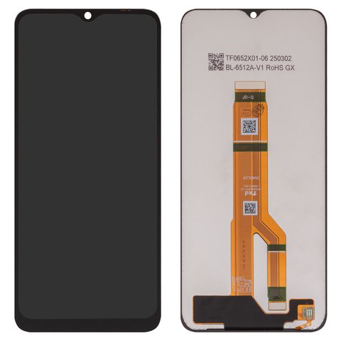 Дисплей для Huawei Honor X6b, черный, без рамки, High Copy, JDY LX1, JDY LX2