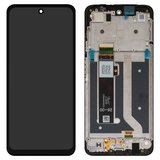 Дисплей для Motorola Moto G34, Moto G45, чорний, з рамкою, High Copy, 1540464621