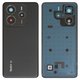 Задня панель корпуса для Xiaomi Redmi Note 14 5G, чорна, із склом камери, midnight black
