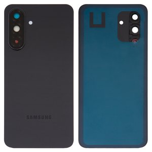 Задняя панель корпуса для Samsung A366 Galaxy A36, черная, со стеклом камеры