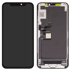 Дисплей для iPhone 11 Pro, черный, с рамкой, Copy, TFT , ZY, LTPS HD+