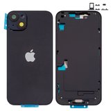 Корпус для iPhone 14 Plus, чорний, з тримачем SIM-карти, з боковими кнопками, Original (PRC), EU Version, midnight