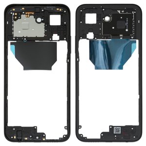 Средняя часть корпуса для Xiaomi Redmi 15C 4G, черная