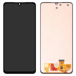Дисплей для Samsung A336 Galaxy A33 5G, чорний, без рамки, Оригінал переклеєне скло 