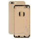 Housing compatible with Apple iPhone 7 Plus, (golden, with SIM card holders, with side buttons)