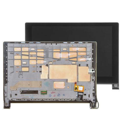 LCD compatible with Lenovo Yoga Tablet 2 1051 LTE, black, with frame, Copy 