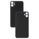 Panel trasero de carcasa puede usarse con iPhone 11, negra, no es necesario desmontar la cámara, AAA, big hole