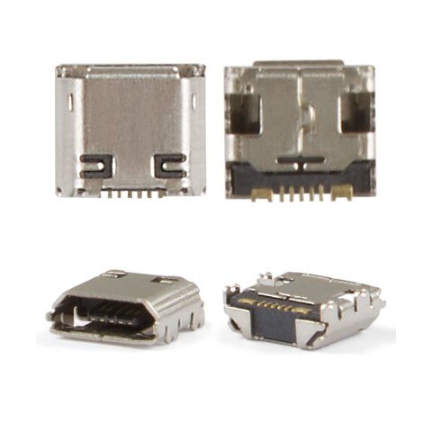 Conector de carga puede usarse con Samsung C6712, 7 pin, micro USB tipo B