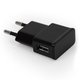 Mains Charger compatible with Cell Phones, (10 W, black, 1 output)