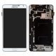 LCD compatible with Samsung N900 Note 3, N9000 Note 3, (white, with frame, original (change glass) )