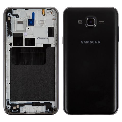 Carcasa puede usarse con Samsung J700H DS Galaxy J7, negro
