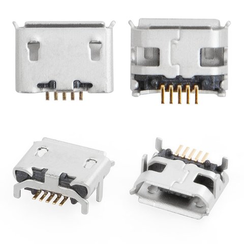 Conector de carga puede usarse con celulares, 5 pin, tipo 8, micro USB tipo B