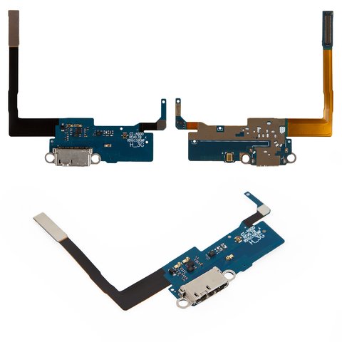 Cable flex puede usarse con Samsung N900 Note 3, N9000 Note 3, del conector de carga, con micrófono, con componentes, High Copy, rev 0.7B