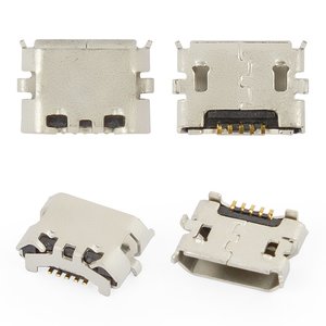 Charge Connector compatible with Motorola XT1540 Moto G3 3nd Gen , 5 pin, micro USB type B 