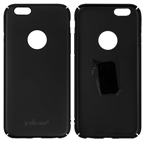 Case compatible with Apple iPhone 6, iPhone 6S, black, plastic 