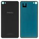 Housing Back Cover compatible with Meizu U20, (black)