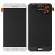 LCD compatible with Samsung J510 Galaxy J5 (2016), (white, with light adjustable, Best copy, without frame, Copy, (TFT))