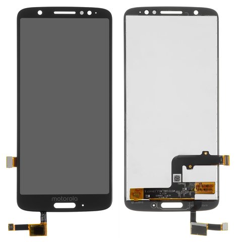 LCD compatible with Motorola XT1925 Moto G6, black, Copy 