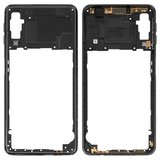 Средняя часть корпуса для Samsung A750 Galaxy A7 (2018), черная, с боковыми кнопками