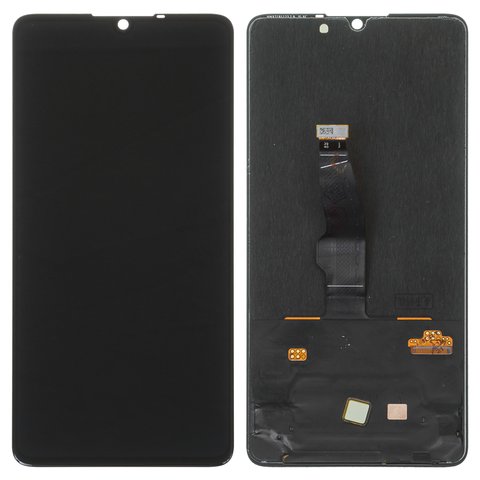 Pantalla LCD puede usarse con Huawei P30, negro, sin marco, original vidrio reemplazado 