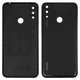 Housing Back Cover compatible with Huawei Y7 (2019), (black, midnight black)
