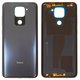 Housing Back Cover compatible with Xiaomi Redmi Note 9, (black, with side button, M2003J15SC, M2003J15SG, M2003J15SS)