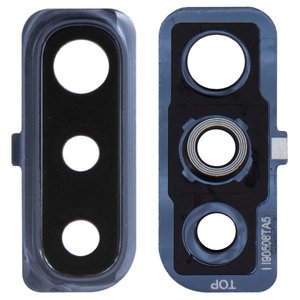 Camera Lens compatible with Samsung A705F DS Galaxy A70, black, with frames 