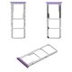 SIM Card Holder compatible with Xiaomi Redmi 9, (pink, dark blue, M2004J19G, M2004J19C)