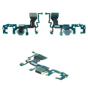 Flat Cable compatible with Samsung G960F Galaxy S9, charge connector, with microphone, High Copy 