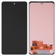 LCD compatible with Samsung A525 Galaxy A52, A526 Galaxy A52 5G, (black, without frame, High Copy, with wide edge, (OLED))