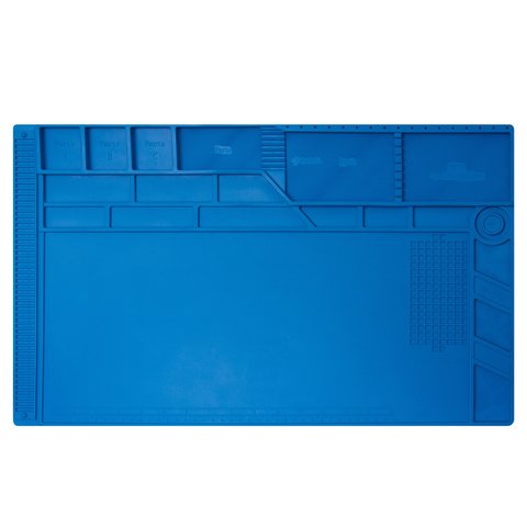 Insulation Mat Mechanic V73, silicone, antistatic, 350 mm, 550 mm, with cells 