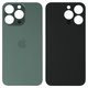 Housing Back Cover compatible with iPhone 13 Pro, (green, no need to remove the camera glass, alpine Green, big hole)