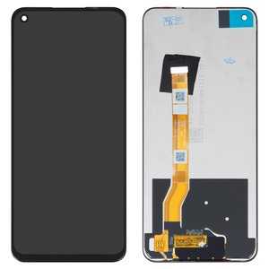 Pantalla LCD puede usarse con Realme 8i, Narzo 50, negro, sin marco, Original PRC , CPH2333, RMX3151, RMX3491, RMX3286, BS066FBM L05 MB00, FPC HTF066F012