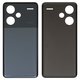 Задняя панель корпуса для Xiaomi Redmi Note 13 Pro Plus, черная, fushion black