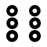 Camera Lens compatible with Samsung A256 Galaxy A25, (black, without frame, set 3 pcs.)