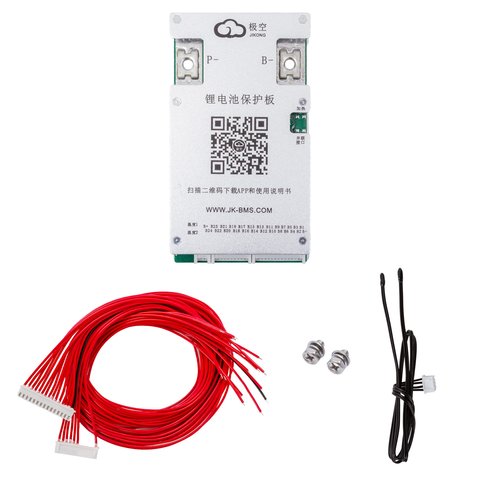 BMS Controller JIKONG JK BD4A20S10P, 100 A, for LiFePO4 Li ion LTO batteries 